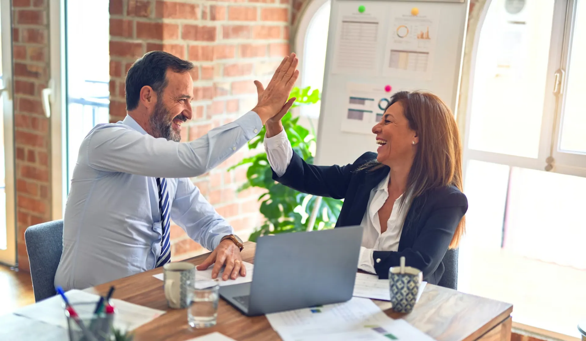 Toronto marketing professionals reviewing strategy